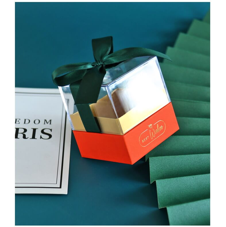 Transparent Acrylic Flower Box Wedding Gift Box
