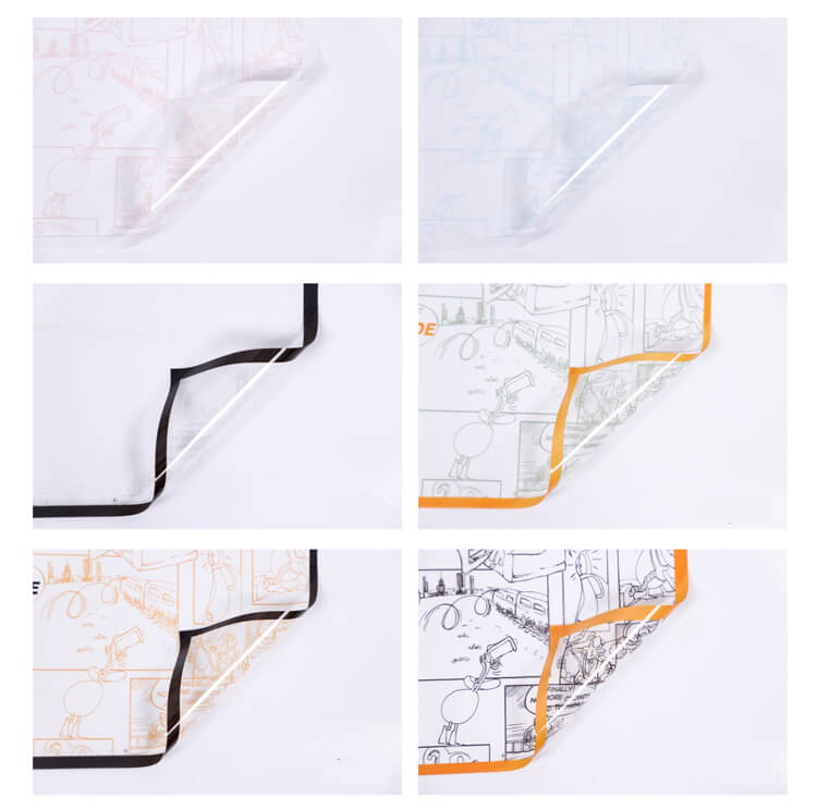 Anime Style Transparent Flower Wrapping Paper
