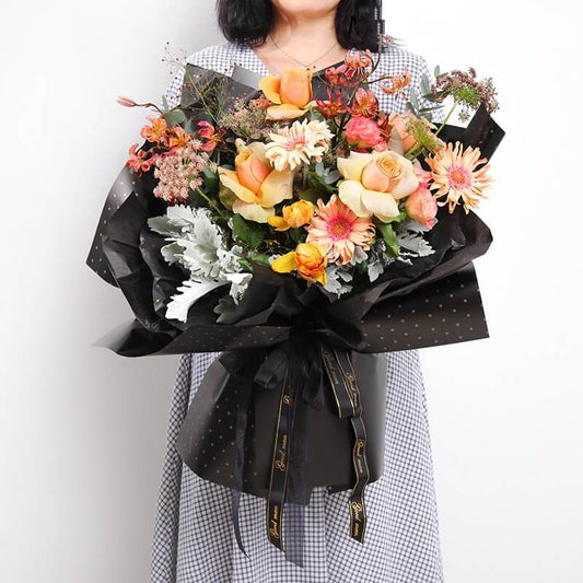 Polka Dot Waterproof Flower Wrapping Paper