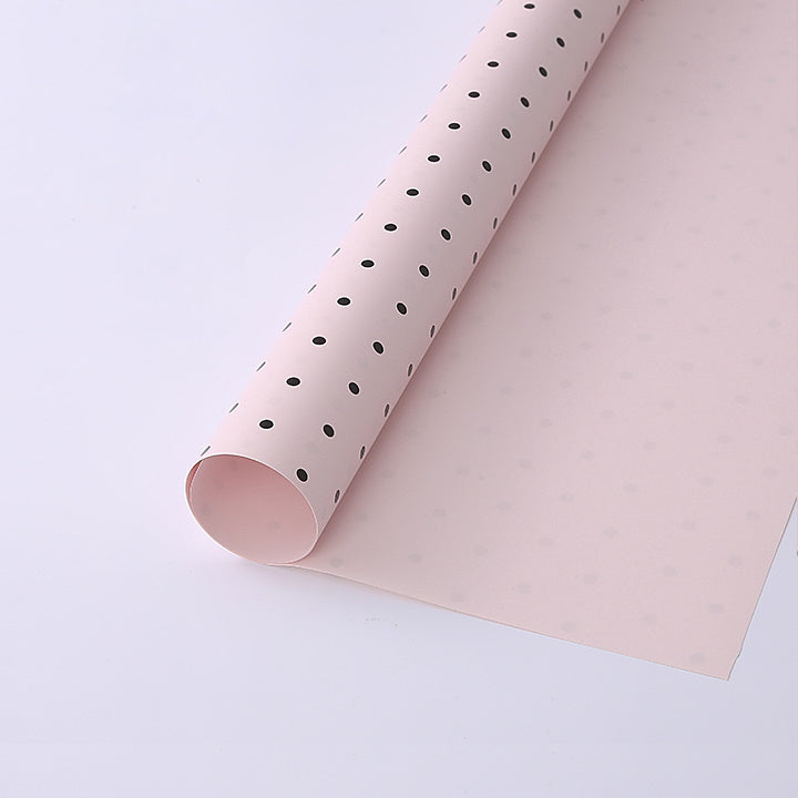 Polka Dot Waterproof Flower Wrapping Paper