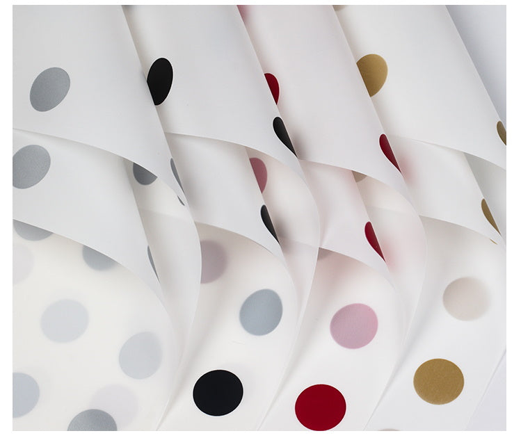 Happy Dot Flower Wrapping Paper