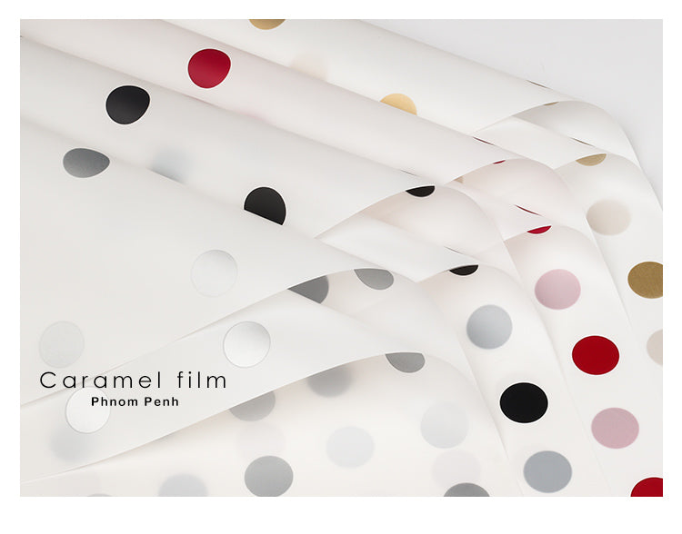 Happy Dot Flower Wrapping Paper