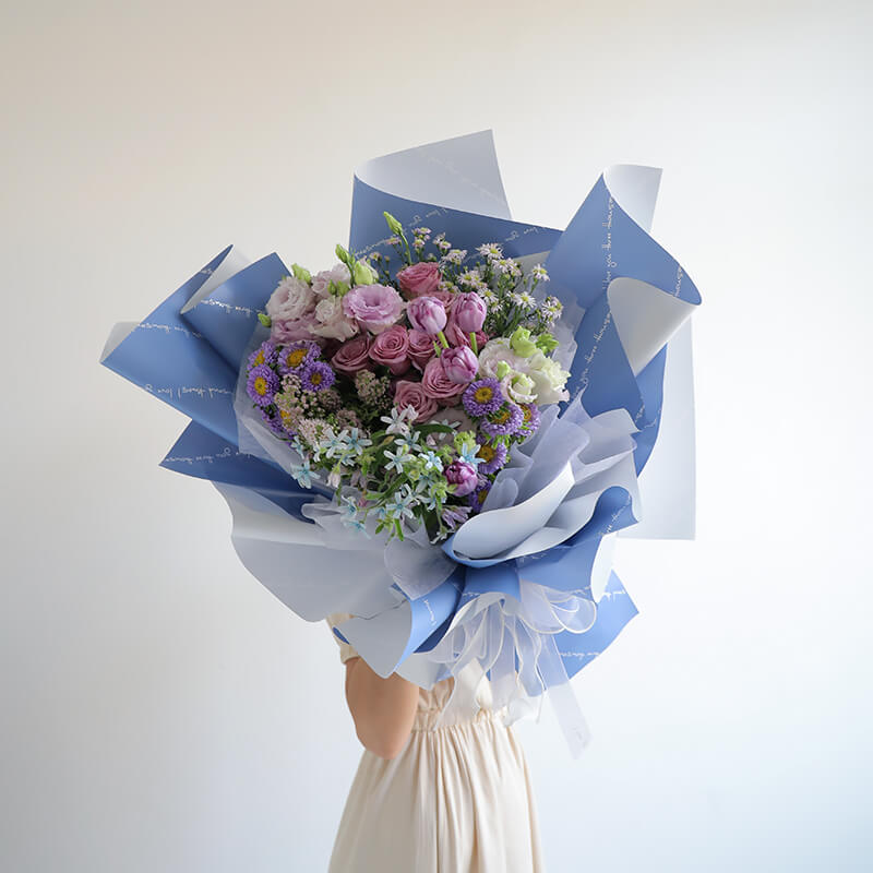 I Love You Three Thousand Times - Flower Wrapping Paper