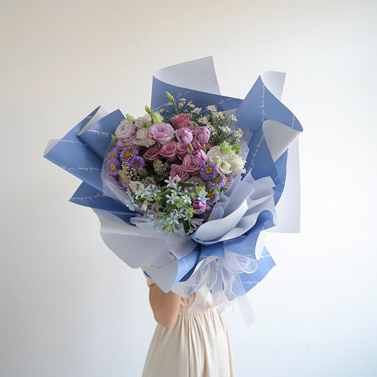 I Love You Three Thousand Times - Flower Wrapping Paper