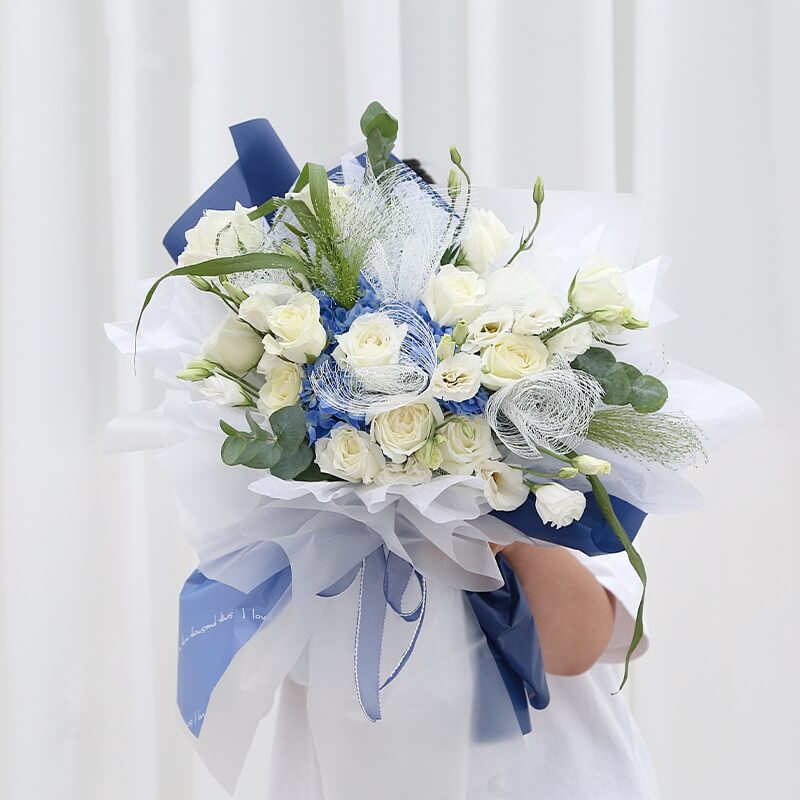 I Love You Three Thousand Times - Flower Wrapping Paper