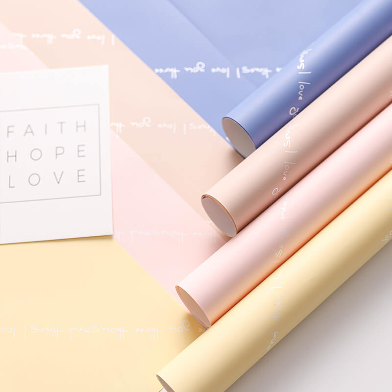 I Love You Three Thousand Times - Flower Wrapping Paper