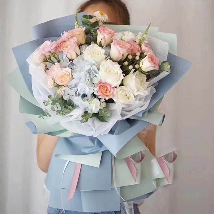 Double-sided Waterproof Flower Wrapping Paper