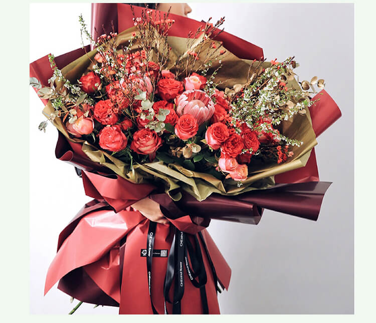 Double-sided Waterproof Flower Wrapping Paper