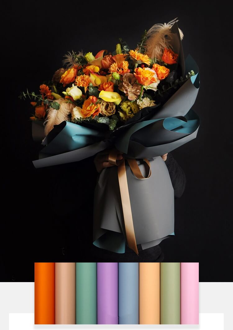 Double-sided Waterproof Flower Wrapping Paper