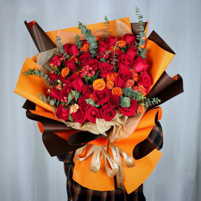 Double-sided Waterproof Flower Wrapping Paper