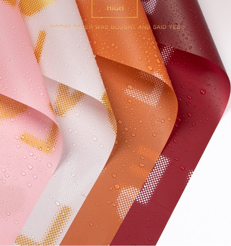 Big "Love" Flower Wrapping Paper