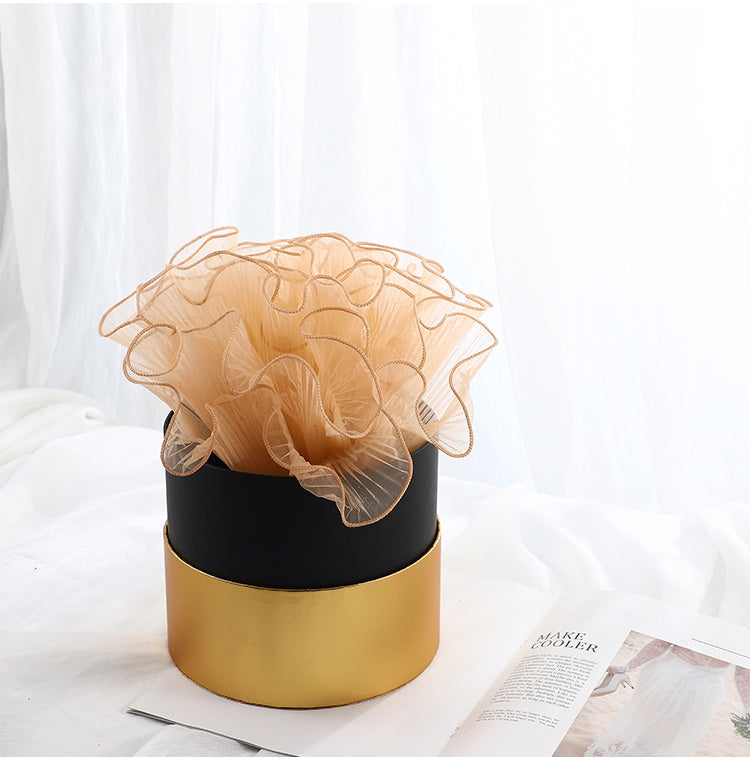 Wavy Lace Mesh Yarn Flower Wrapping Material