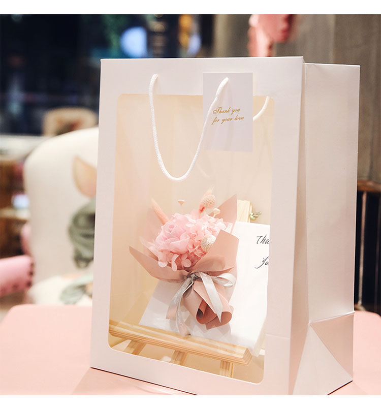 Open Sky Transparent Flower Bag Handheld Flower Bag For Florists And Flower Arrangements