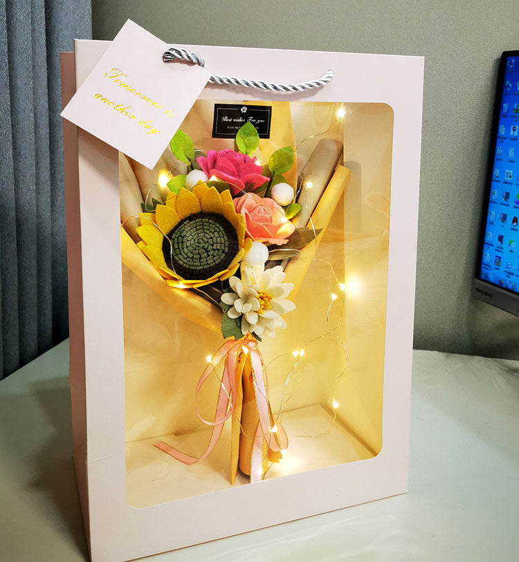 Open Sky Transparent Flower Bag Handheld Flower Bag For Florists And Flower Arrangements