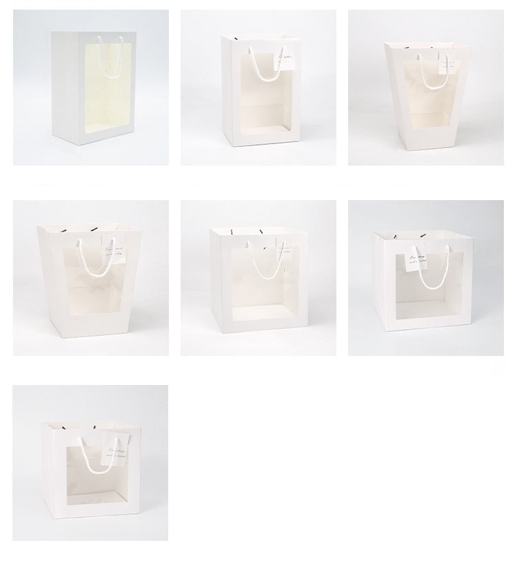 Open Sky Transparent Flower Bag Handheld Flower Bag For Florists And Flower Arrangements