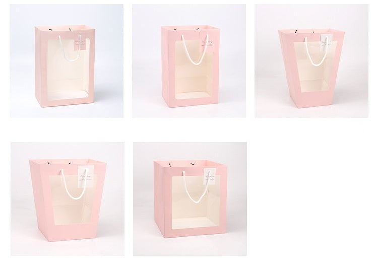 Open Sky Transparent Flower Bag Handheld Flower Bag For Florists And Flower Arrangements