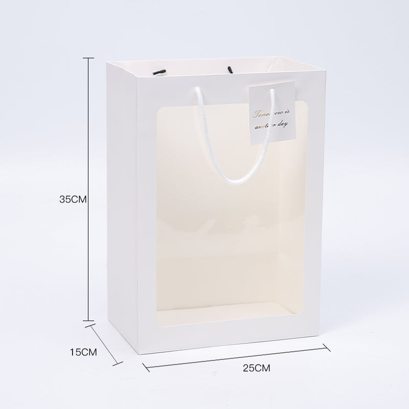 Open Sky Transparent Flower Bag Handheld Flower Bag For Florists And Flower Arrangements