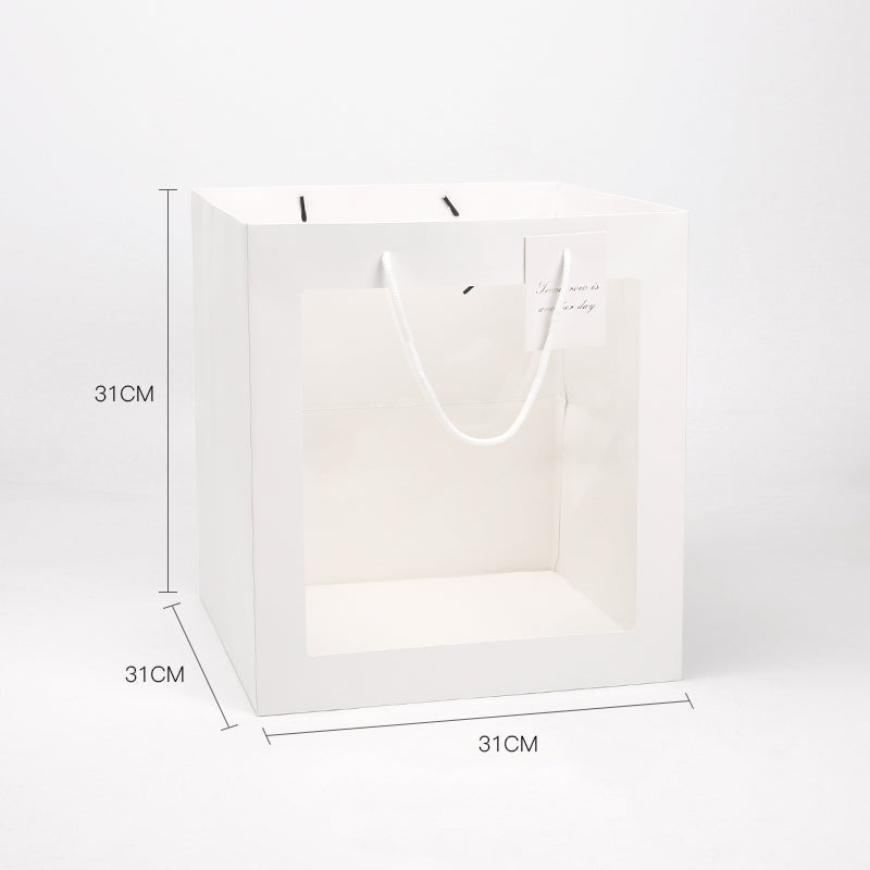Open Sky Transparent Flower Bag Handheld Flower Bag For Florists And Flower Arrangements