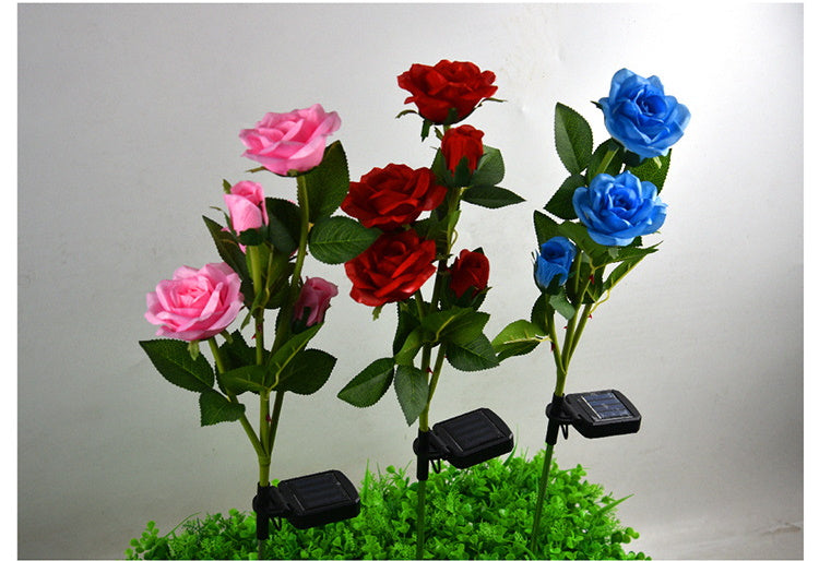 Solar Rose Light For Garden Decoration