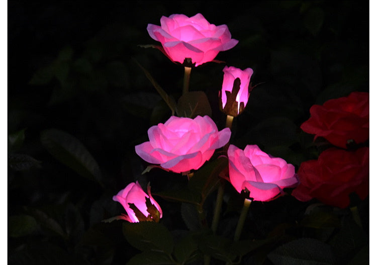 Solar Rose Light For Garden Decoration