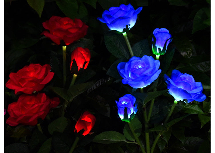 Solar Rose Light For Garden Decoration