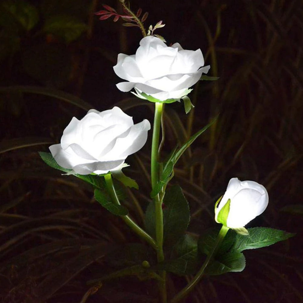 Solar Rose Light For Garden Decoration