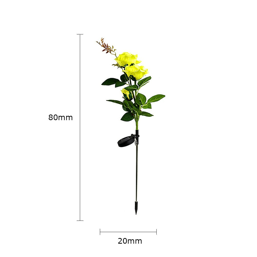 Solar Rose Light For Garden Decoration