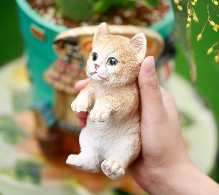Cute Animal Statues Garden Decor For Potted Plant Houseplant Container Plant