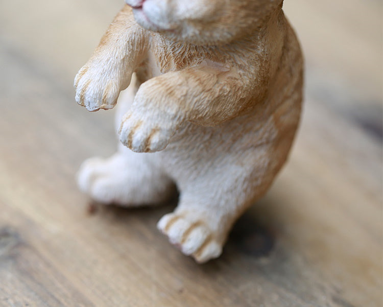 Cute Animal Statues Garden Decor For Potted Plant Houseplant Container Plant