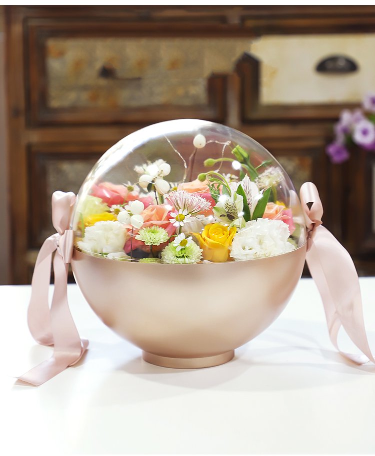 Flower Gift Ball - Acrylic Flower Gift Box