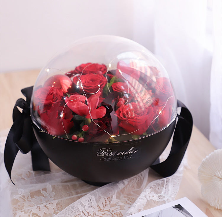 Flower Gift Ball - Acrylic Flower Gift Box