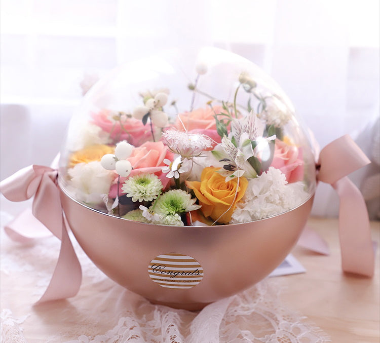 Flower Gift Ball - Acrylic Flower Gift Box