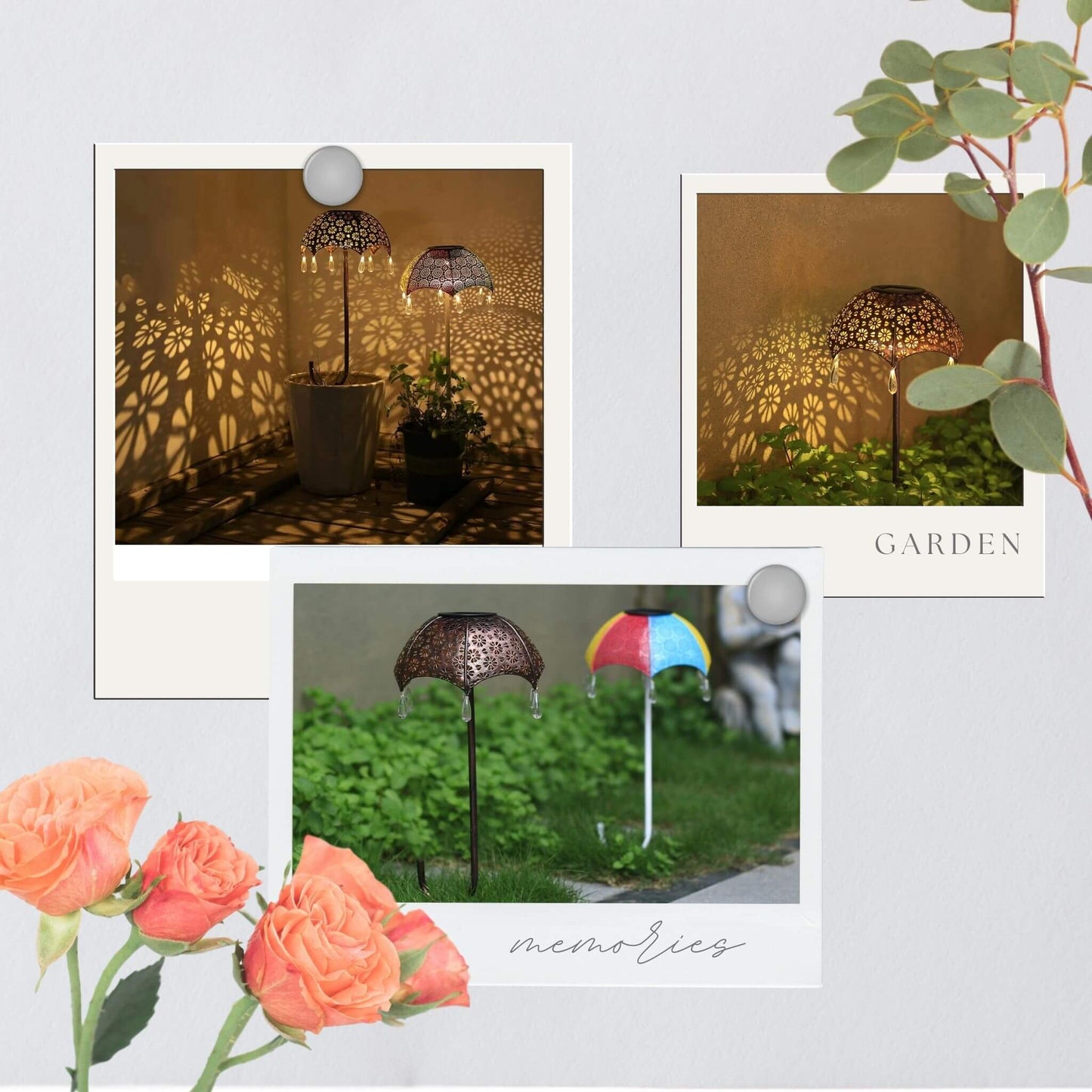 LED Umberlla Solar Light - Garden Decoration