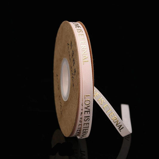 Love is Eternal Bronzing Spiral Ribbon