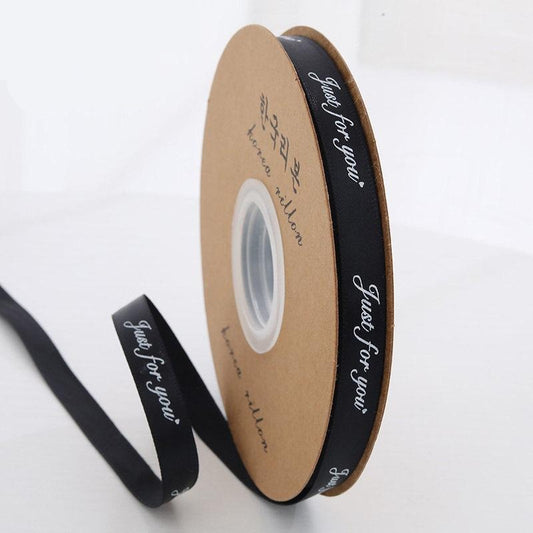 Just For You Ribbon For Flower Bouquet and Gift Wrapping - 1 cm 50 Yards