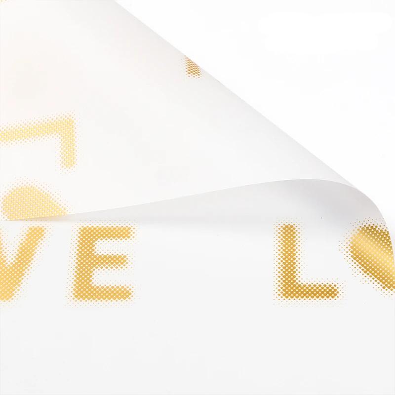 Big "Love" Flower Wrapping Paper