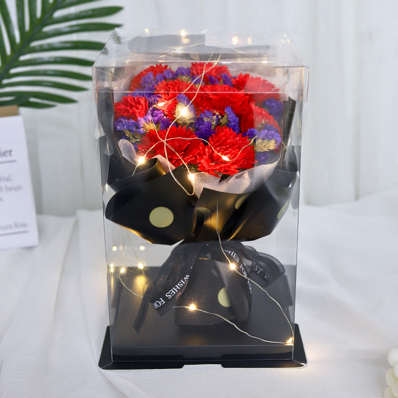 Flower Bouquet In a Box - Artificial Soap Flower for Birthday and Special One