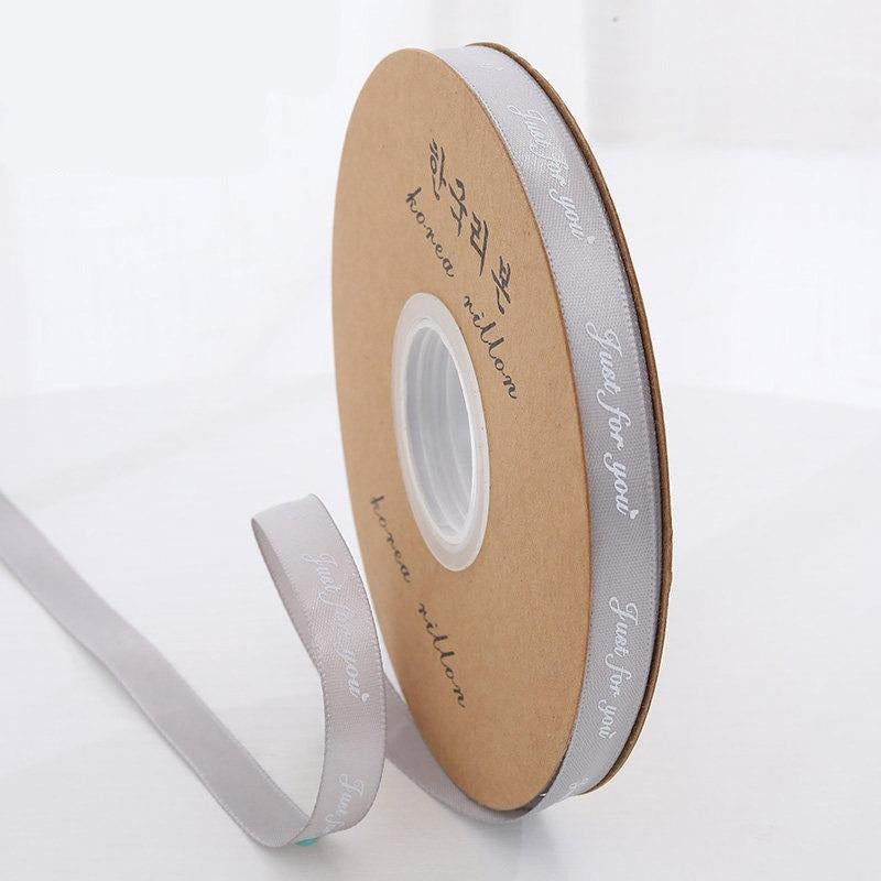 Just For You Ribbon For Flower Bouquet and Gift Wrapping - 1 cm 50 Yards