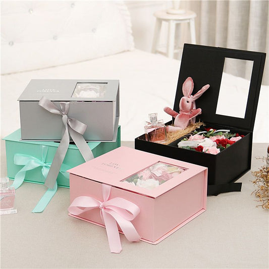 Flower Gift Box - Flower arrangement and Gift In One Box