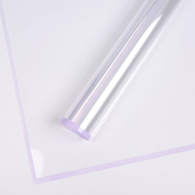 Cellophane Waterproof Colorful Border Transparent Flower Wrapping Paper