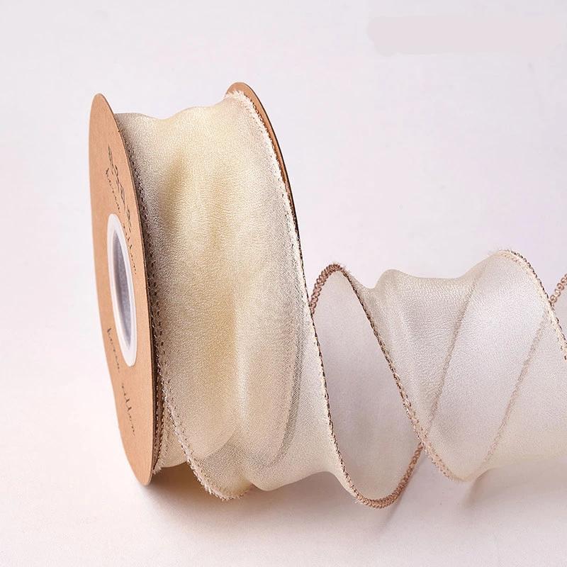 Fishtail Yarn Wave Ribbon for Flower Bouquet and Gift Packing