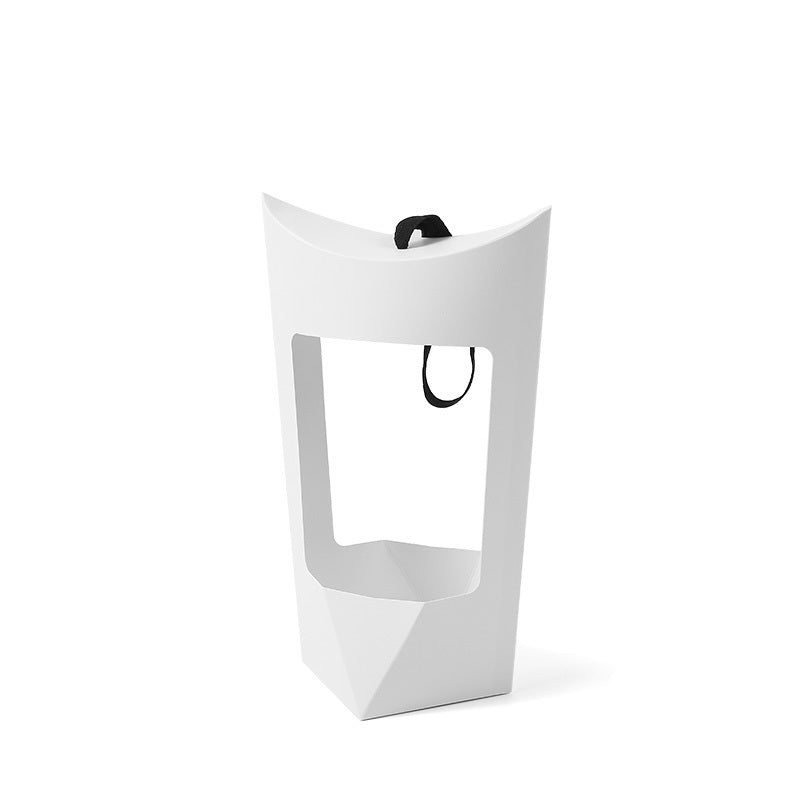 Curve Shaped Open Window Flower Gift Box