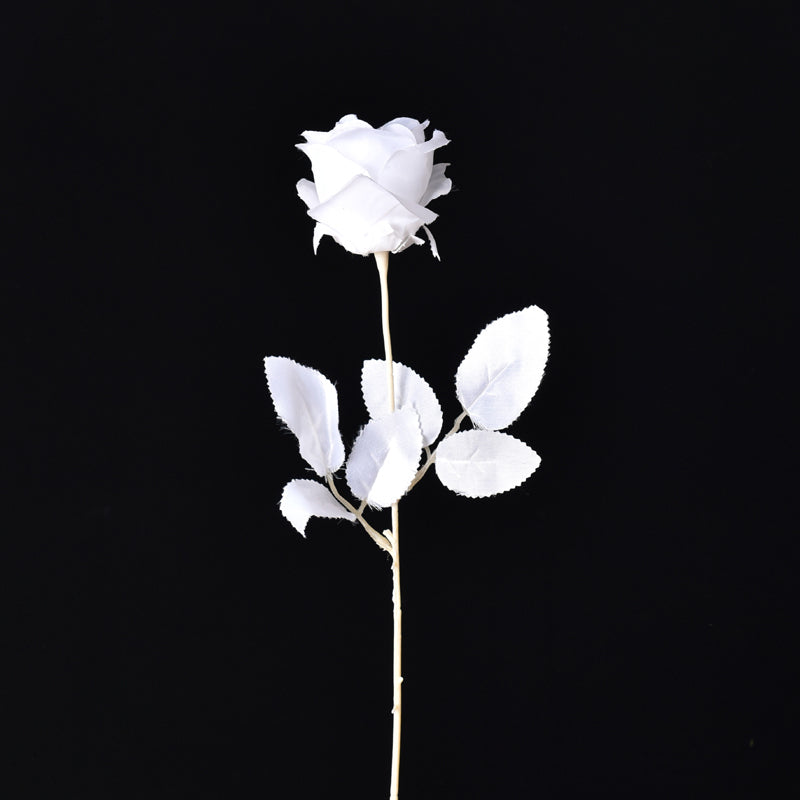 Gothic Artificial Rose - Black White Red Rose for Photography Gift and Home Decoration