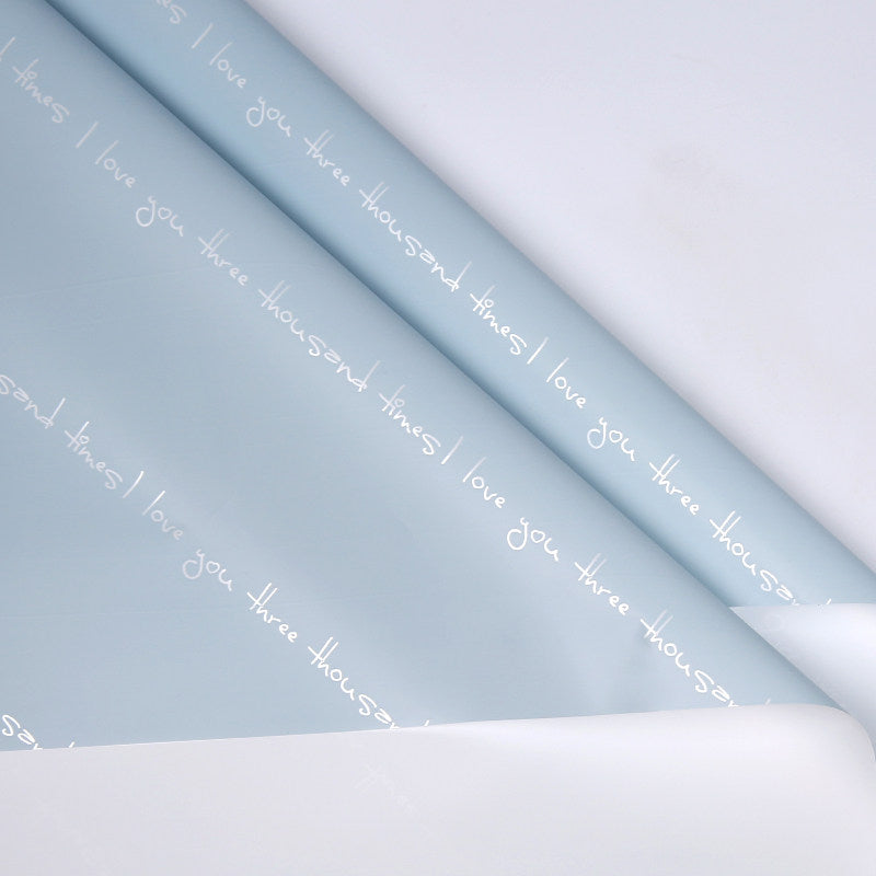 I Love You Three Thousand Times - Flower Wrapping Paper
