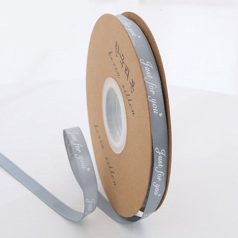 Just For You Ribbon For Flower Bouquet and Gift Wrapping - 1 cm 50 Yards