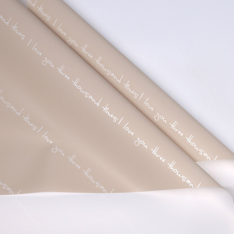 I Love You Three Thousand Times - Flower Wrapping Paper