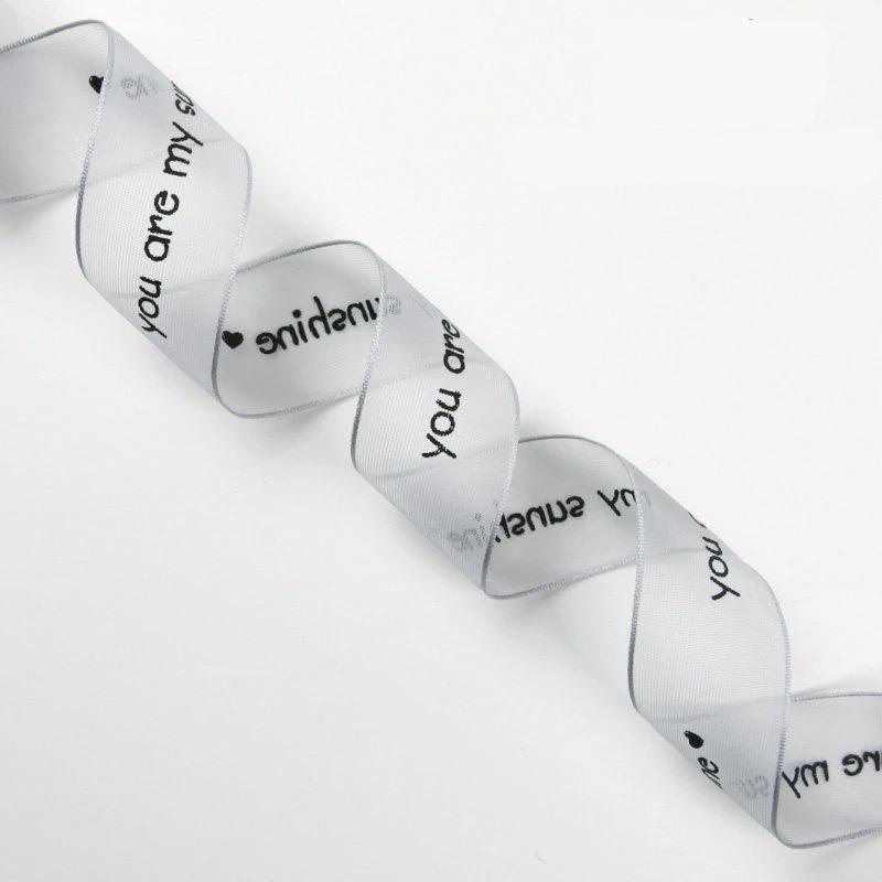 You Are My Sunshine Sheer Organza Ribbon