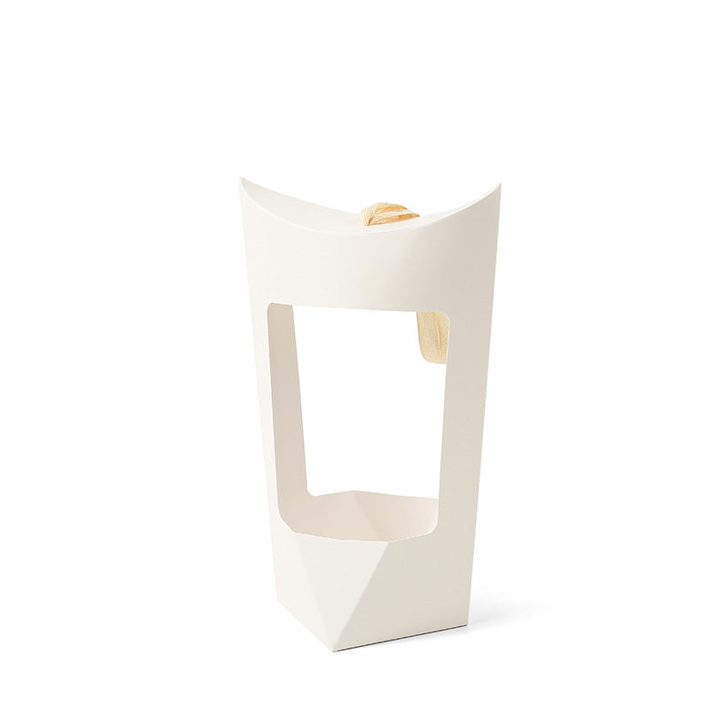 Curve Shaped Open Window Flower Gift Box