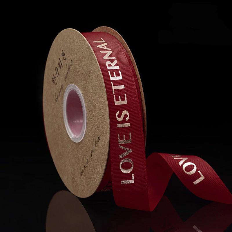 Love is Eternal Bronzing Spiral Ribbon