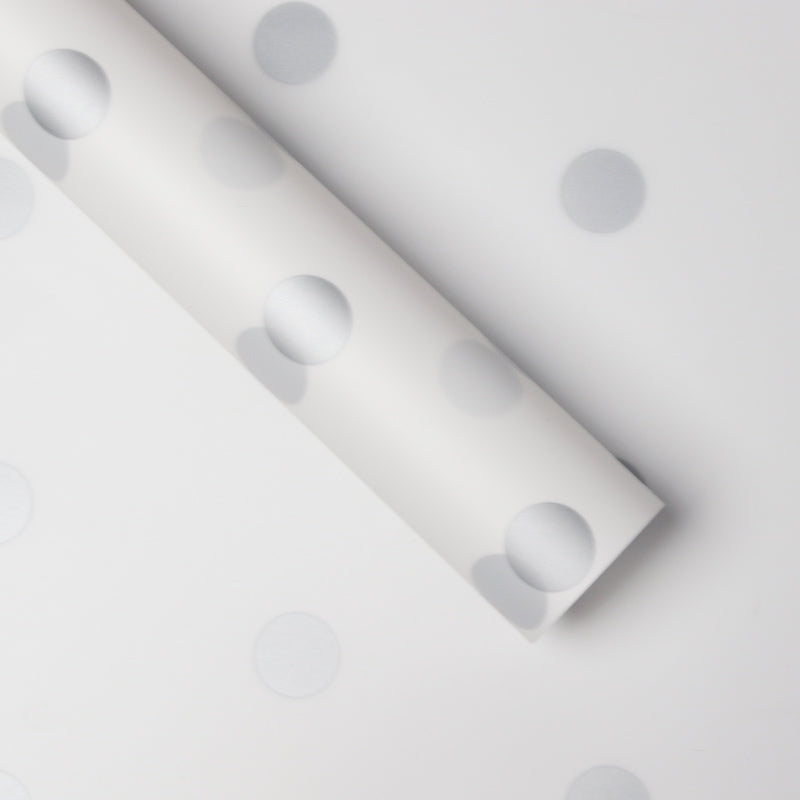 Happy Dot Flower Wrapping Paper